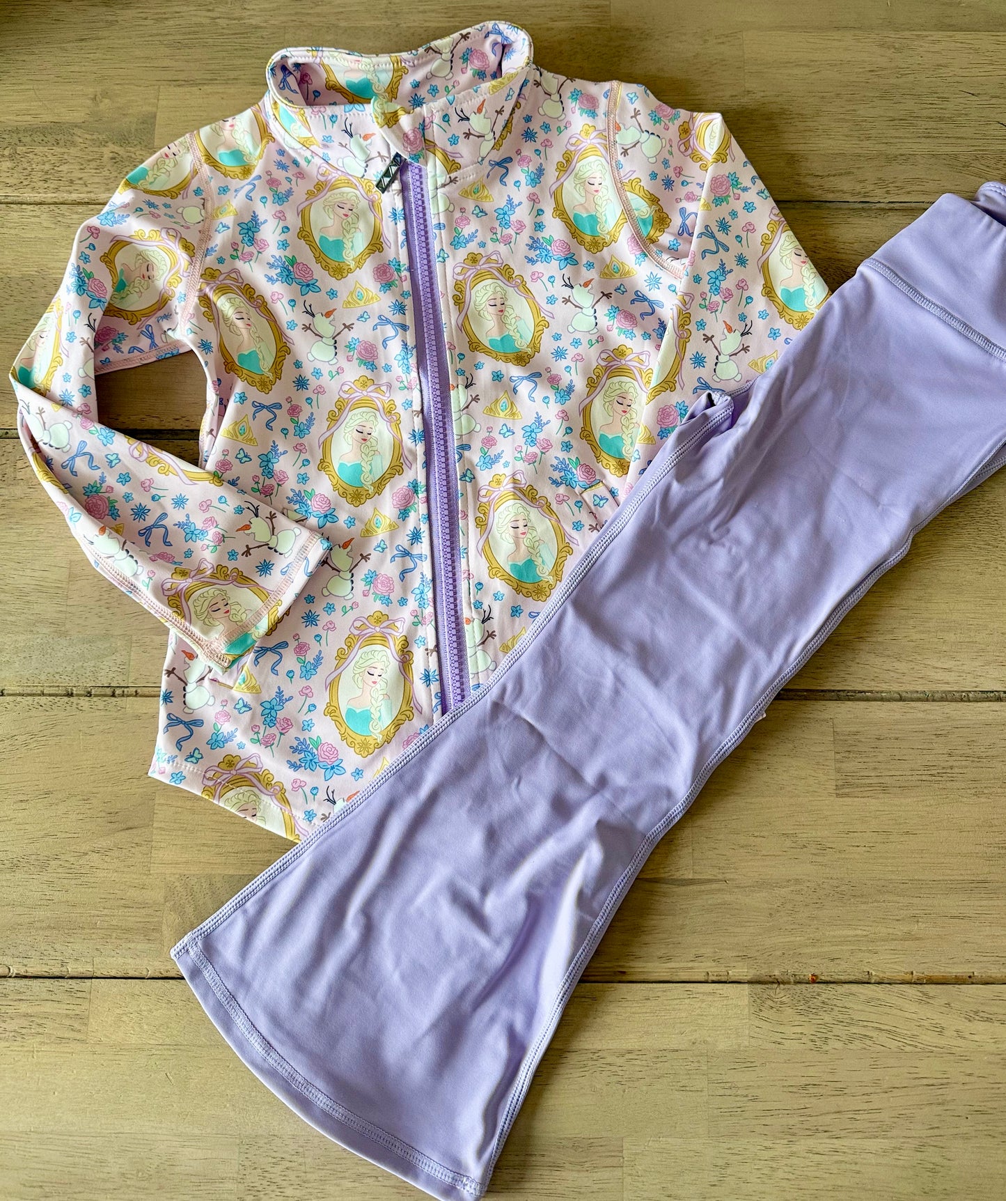 Ice Princess yoga set